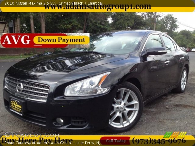 2010 Nissan Maxima 3.5 SV in Crimson Black