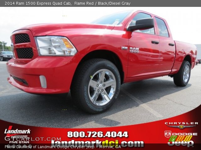 2014 Ram 1500 Express Quad Cab in Flame Red
