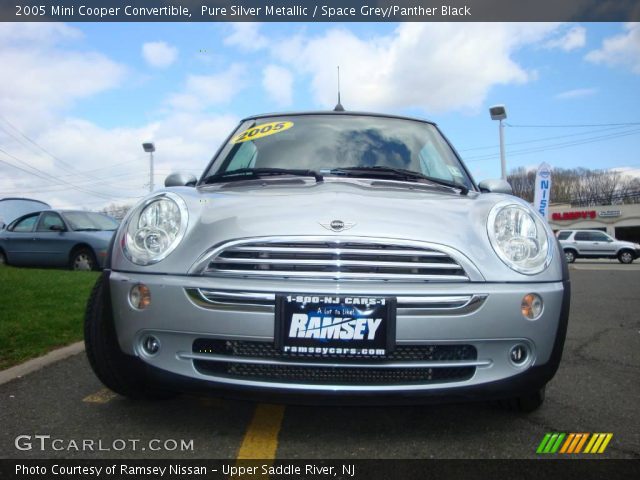 2005 Mini Cooper Convertible in Pure Silver Metallic