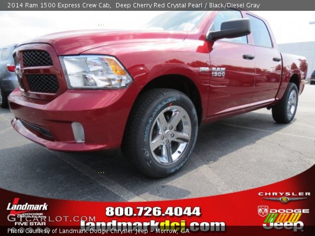 2014 Ram 1500 Express Crew Cab in Deep Cherry Red Crystal Pearl