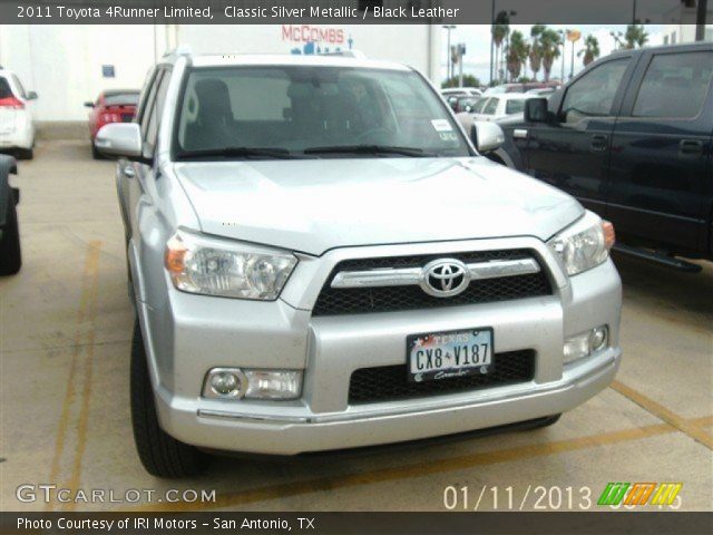 2011 Toyota 4Runner Limited in Classic Silver Metallic
