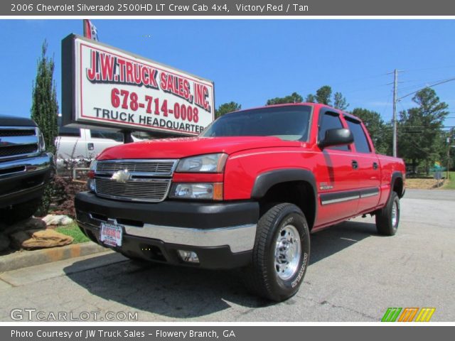 2006 Chevrolet Silverado 2500HD LT Crew Cab 4x4 in Victory Red