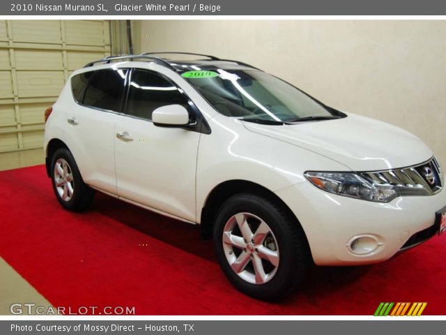 2010 Nissan Murano SL in Glacier White Pearl