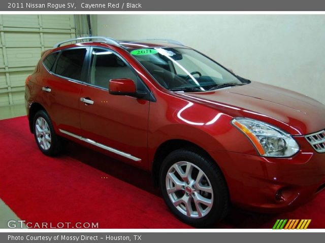 2011 Nissan Rogue SV in Cayenne Red