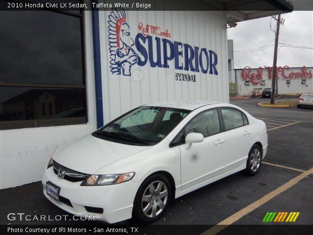 2010 Honda Civic LX Sedan in Taffeta White