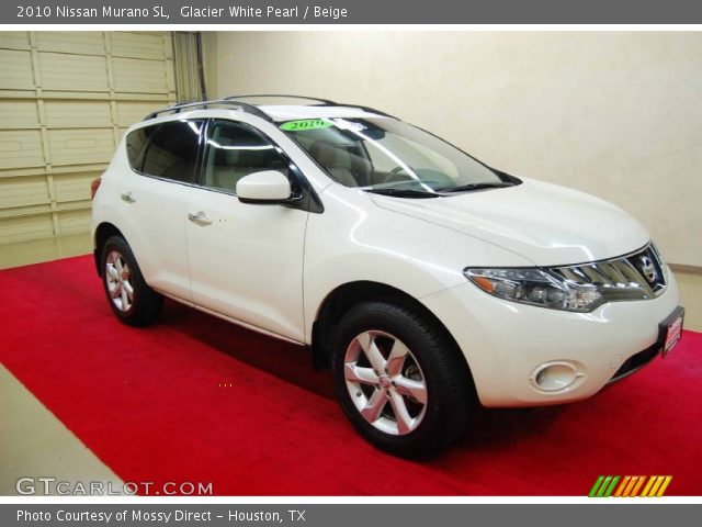 2010 Nissan Murano SL in Glacier White Pearl