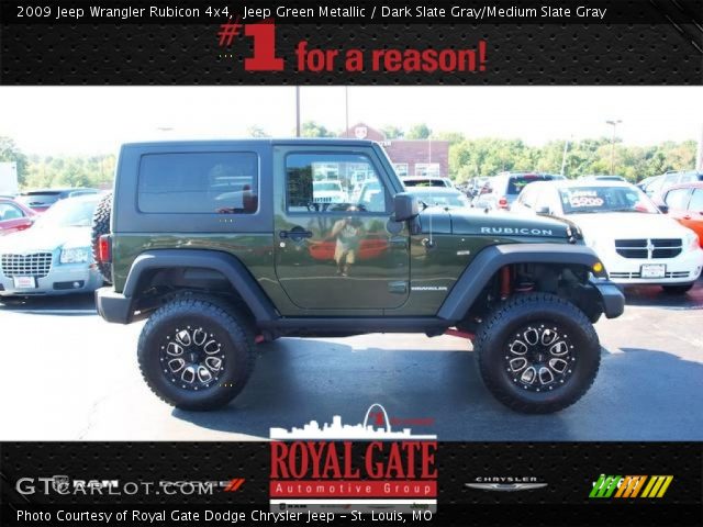 2009 Jeep Wrangler Rubicon 4x4 in Jeep Green Metallic