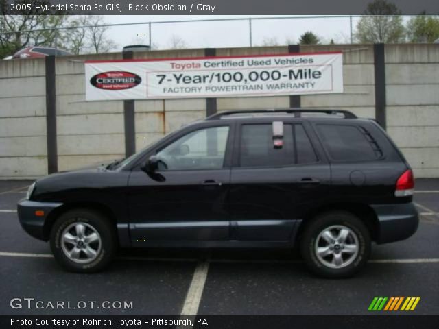 2005 Hyundai Santa Fe GLS in Black Obsidian