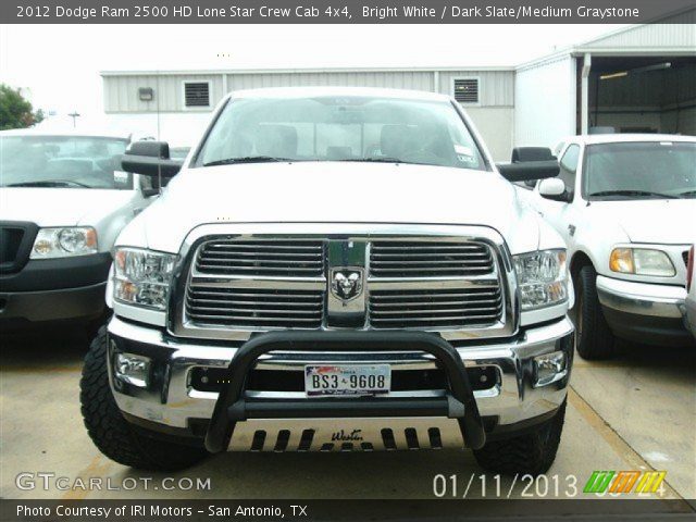 2012 Dodge Ram 2500 HD Lone Star Crew Cab 4x4 in Bright White