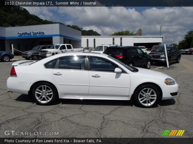 2012 Chevrolet Impala LTZ in Summit White