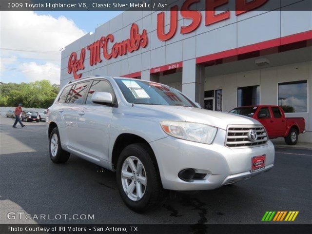 2009 Toyota Highlander V6 in Classic Silver Metallic
