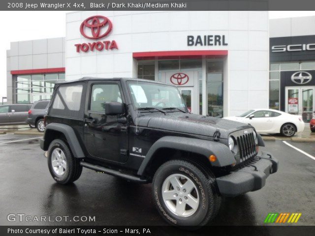 2008 Jeep Wrangler X 4x4 in Black