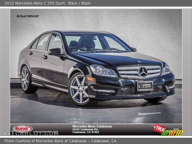 2012 Mercedes-Benz C 250 Sport in Black