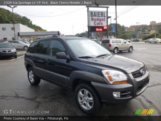 2008 Kia Sportage LX V6 4x4 in Black Cherry Metallic