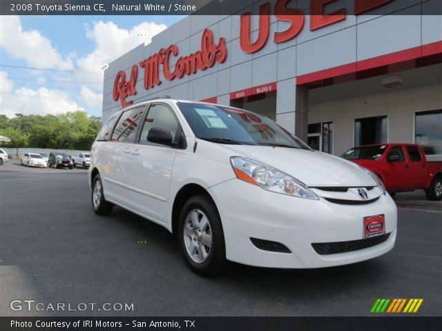 2008 Toyota Sienna CE in Natural White