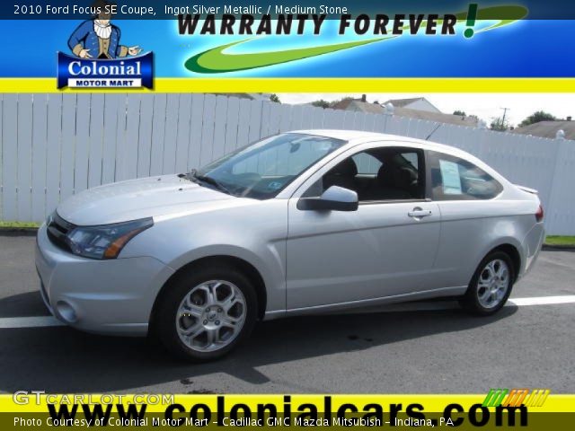 2010 Ford Focus SE Coupe in Ingot Silver Metallic