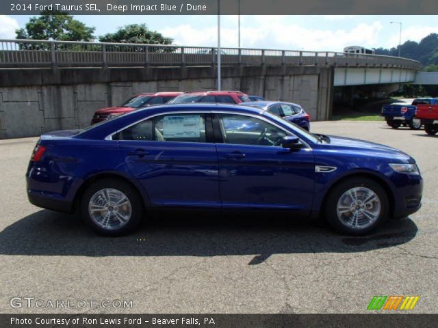 2014 Ford Taurus SEL in Deep Impact Blue