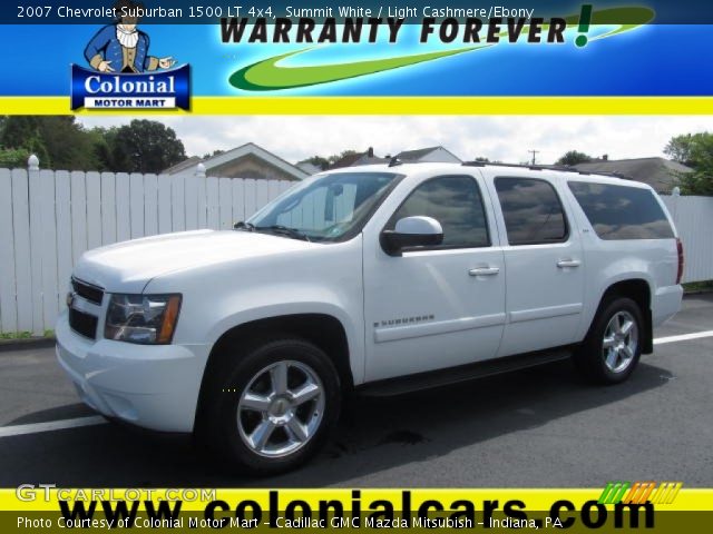 2007 Chevrolet Suburban 1500 LT 4x4 in Summit White