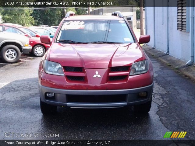2003 Mitsubishi Outlander XLS 4WD in Phoenix Red