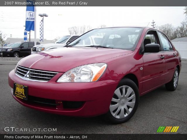 2007 Mitsubishi Lancer ES in Rio Red Pearl
