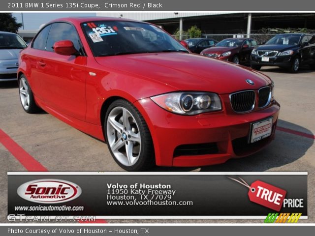2011 BMW 1 Series 135i Coupe in Crimson Red