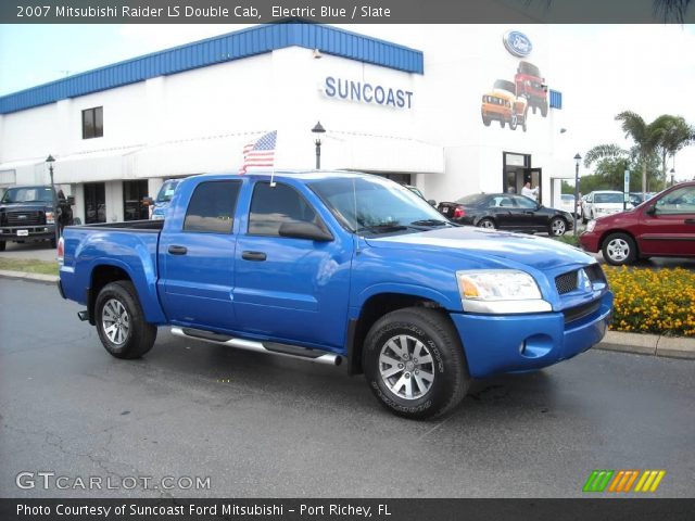 2007 Mitsubishi Raider LS Double Cab in Electric Blue
