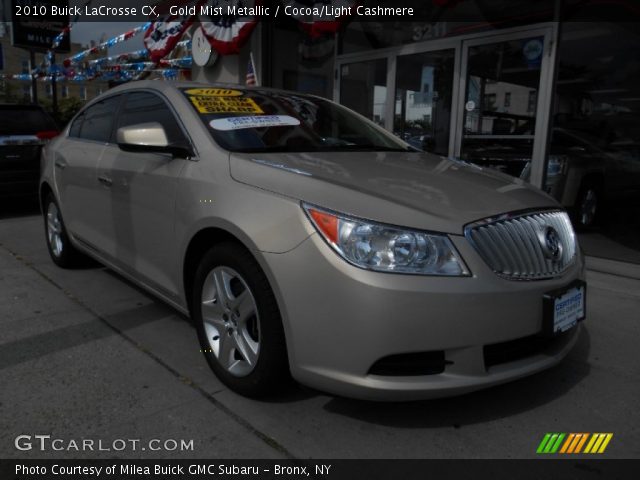 2010 Buick LaCrosse CX in Gold Mist Metallic