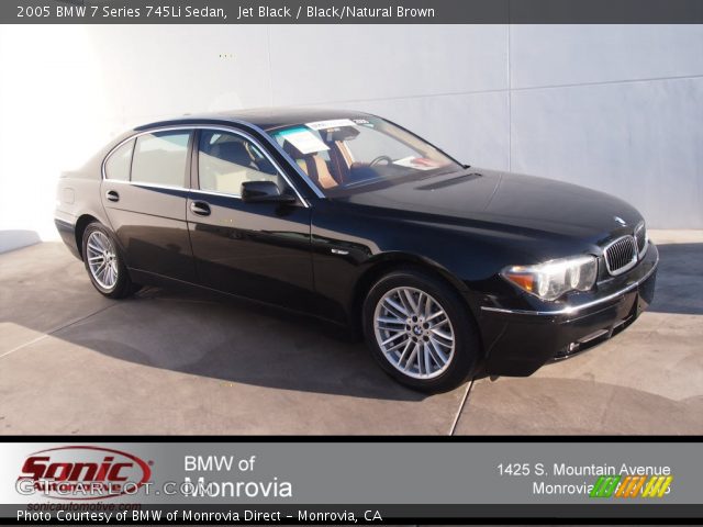 2005 BMW 7 Series 745Li Sedan in Jet Black