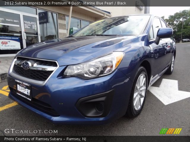 2012 Subaru Impreza 2.0i Premium 4 Door in Marine Blue Pearl