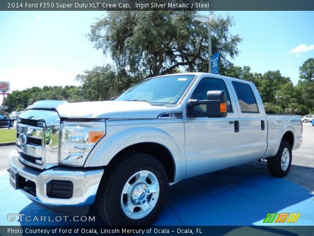 2014 Ford F350 Super Duty XLT Crew Cab in Ingot Silver Metallic