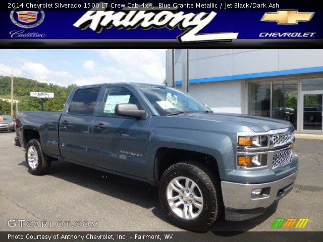 2014 Chevrolet Silverado 1500 LT Crew Cab 4x4 in Blue Granite Metallic