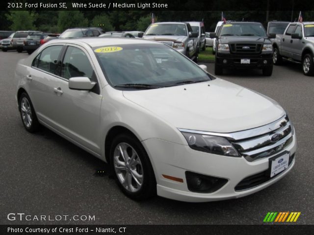 2012 Ford Fusion SE in White Suede