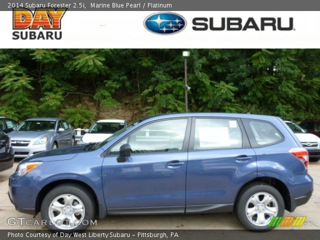 2014 Subaru Forester 2.5i in Marine Blue Pearl