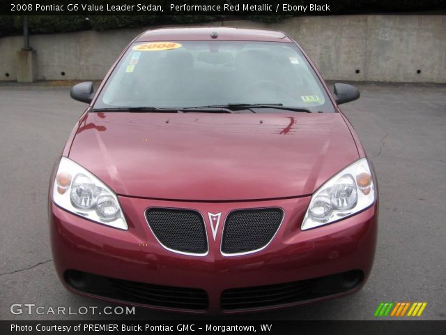 2008 Pontiac G6 Value Leader Sedan in Performance Red Metallic