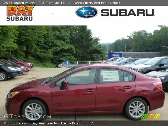 2013 Subaru Impreza 2.0i Premium 4 Door in Deep Cherry Red Pearl