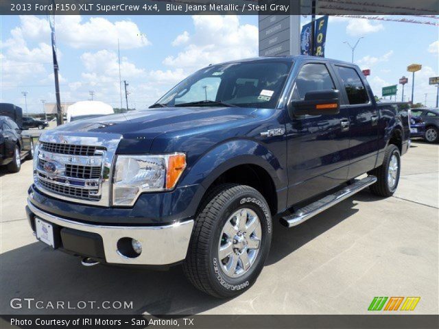 2013 Ford F150 XLT SuperCrew 4x4 in Blue Jeans Metallic