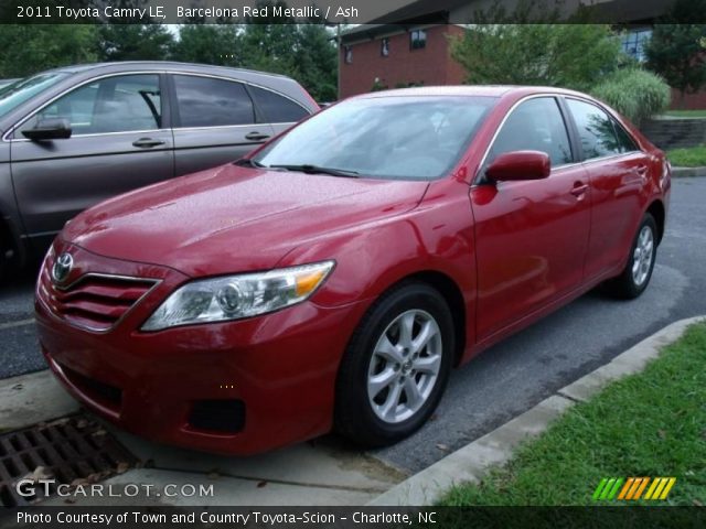 2011 Toyota Camry LE in Barcelona Red Metallic