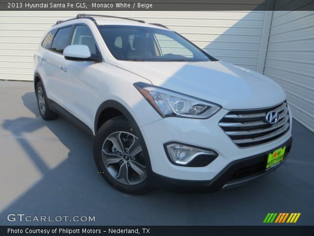 2013 Hyundai Santa Fe GLS in Monaco White