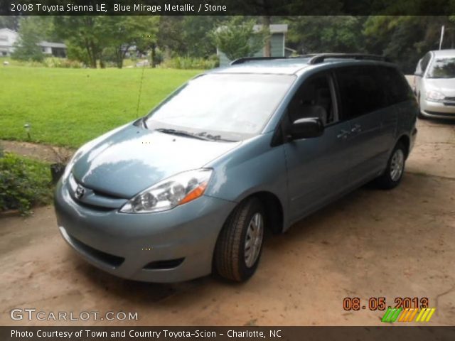 2008 Toyota Sienna LE in Blue Mirage Metallic