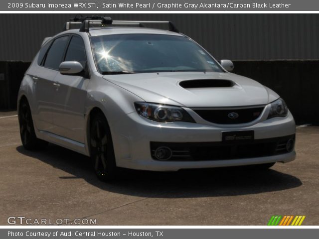 2009 Subaru Impreza WRX STi in Satin White Pearl