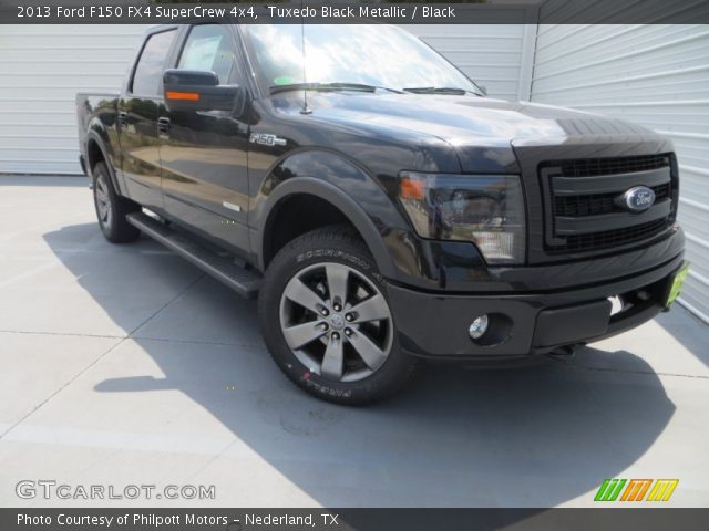 2013 Ford F150 FX4 SuperCrew 4x4 in Tuxedo Black Metallic