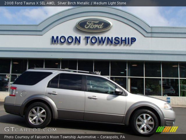 2008 Ford Taurus X SEL AWD in Silver Birch Metallic