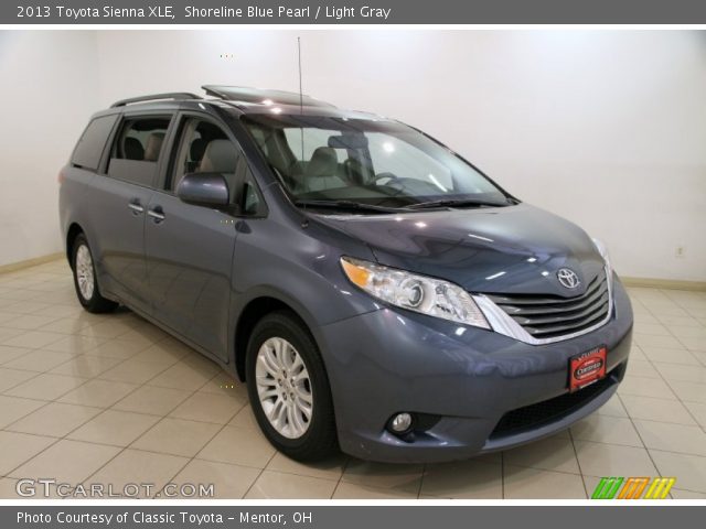 2013 Toyota Sienna XLE in Shoreline Blue Pearl