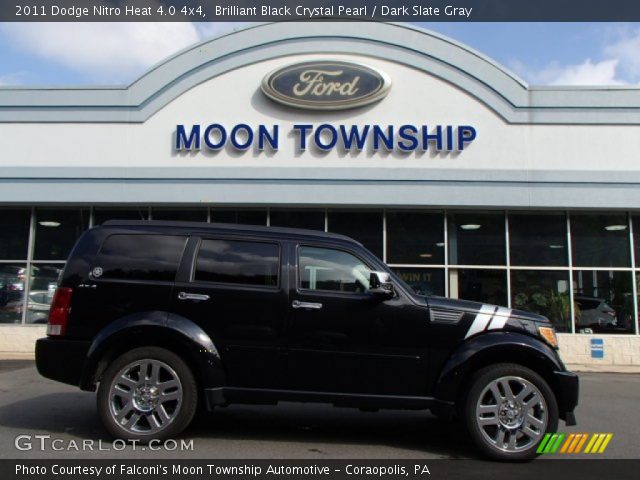 2011 Dodge Nitro Heat 4.0 4x4 in Brilliant Black Crystal Pearl