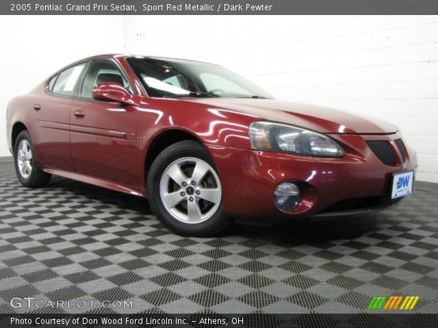 2005 Pontiac Grand Prix Sedan in Sport Red Metallic