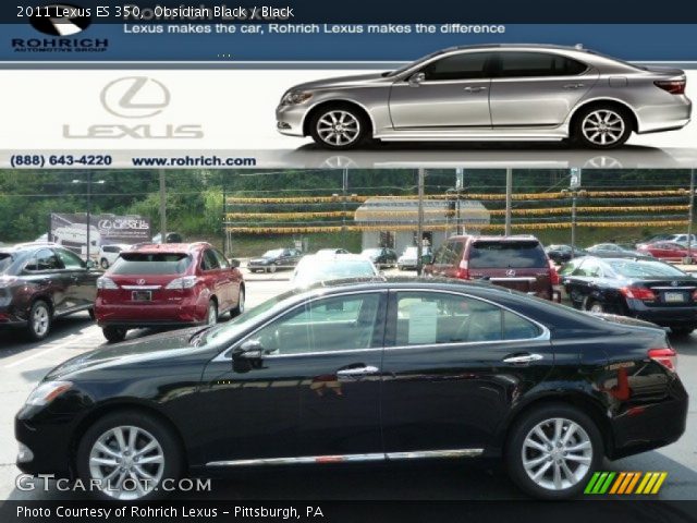 2011 Lexus ES 350 in Obsidian Black