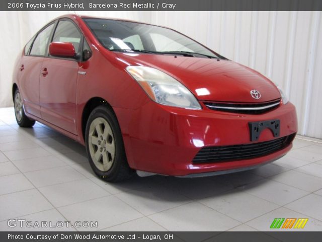 2006 Toyota Prius Hybrid in Barcelona Red Metallic