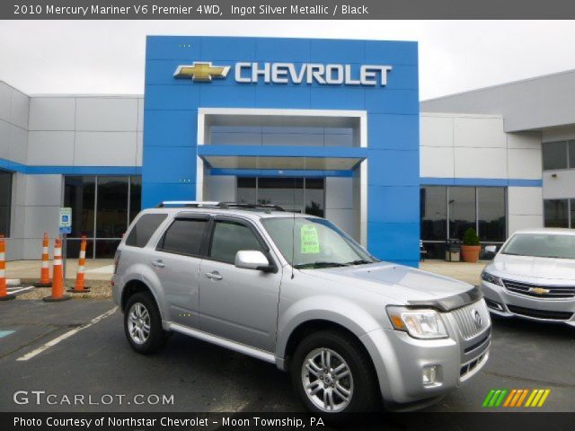 2010 Mercury Mariner V6 Premier 4WD in Ingot Silver Metallic