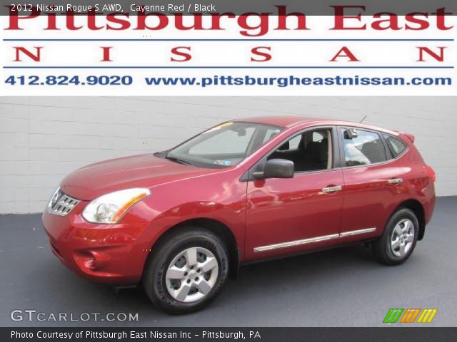 2012 Nissan Rogue S AWD in Cayenne Red