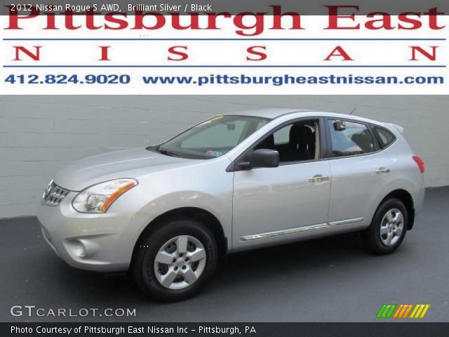 2012 Nissan Rogue S AWD in Brilliant Silver